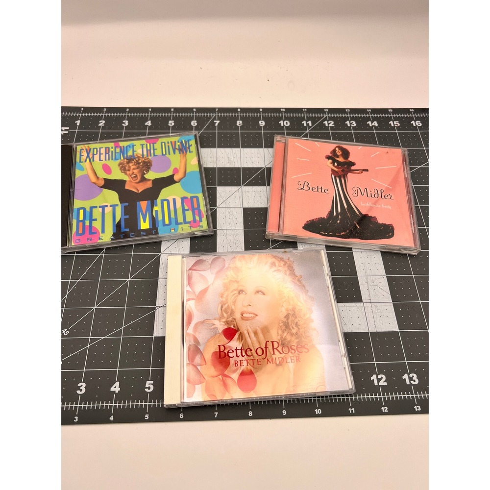 Bette Midler CD Lot Experience the Divine Bette of Roses Bathhouse Betty 3 Disc